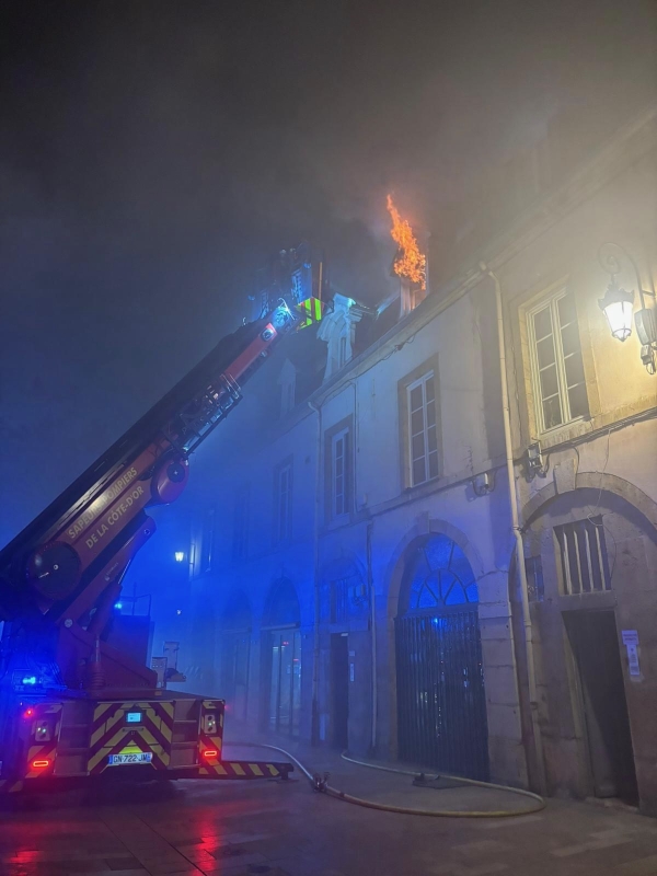 Incendie rue Vauban à Dijon : une intervention rapide des pompiers évite le pire