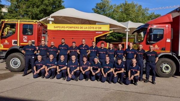 Feux de forêt : dix sapeurs-pompiers de Côte-d’Or envoyés en renfort dans les Bouches-du-Rhône