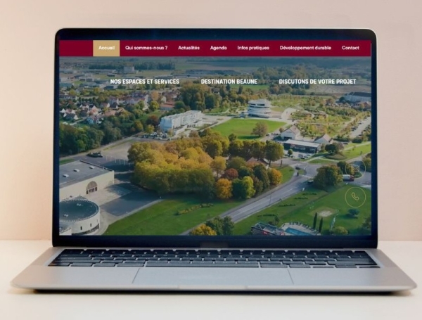 Beaune - Le site internet du Palais des congrès de Beaune fait peau neuve