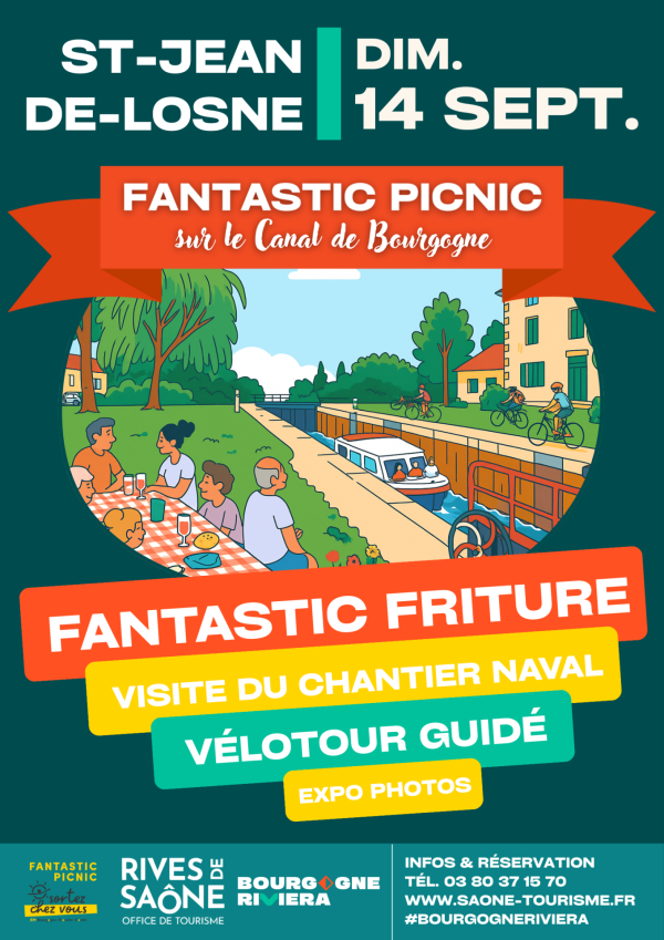 Fantastic Picnic 2025 : Saint-Jean-de-Losne met le Canal de Bourgogne à l’honneur