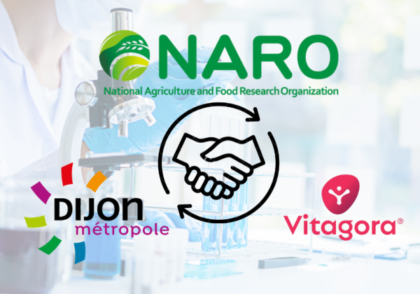Dijon Métropole, l’INRAE, le NARO et Vitagora signent un accord de coopération élargi