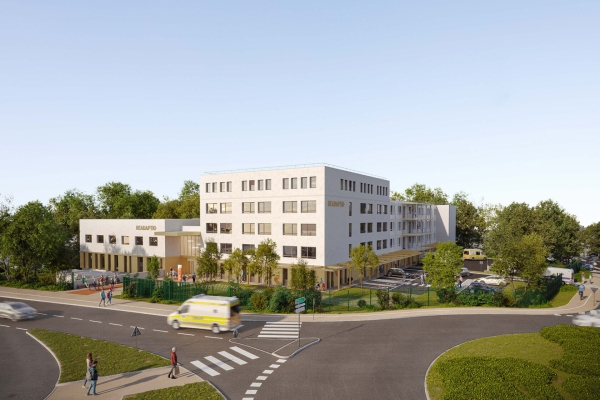 CHU Dijon Bourgogne - RéadapTIC, un bâtiment de 40 M€ pour inventer la rééducation de demain