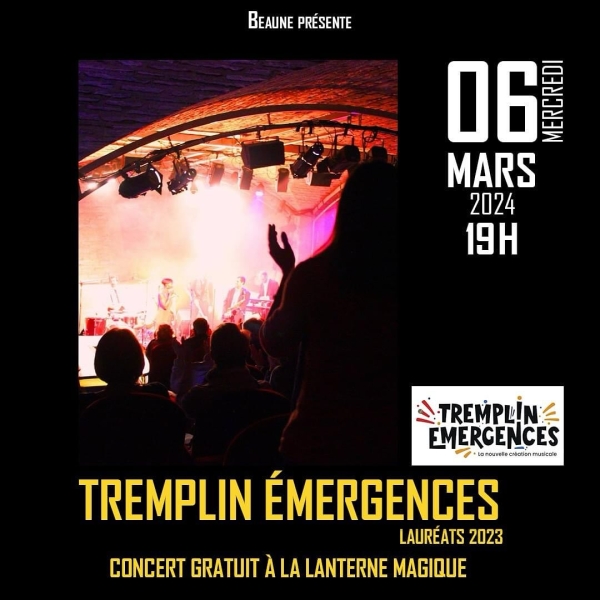 Beaune - Concert gratuit des talents Tremplin Émergences le mercredi 6 mars à La Lanterne Magique