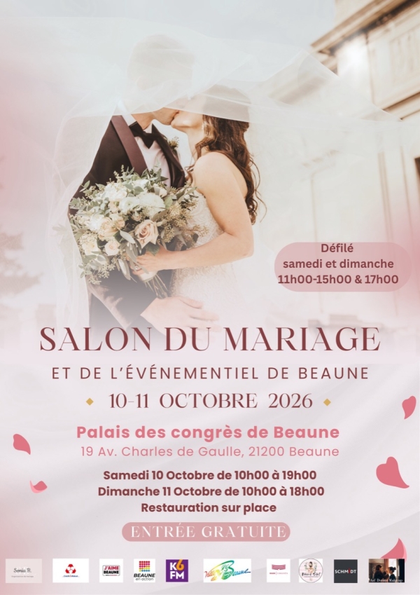 Le Salon du Mariage revient les 10 et 11 octobre à Beaune