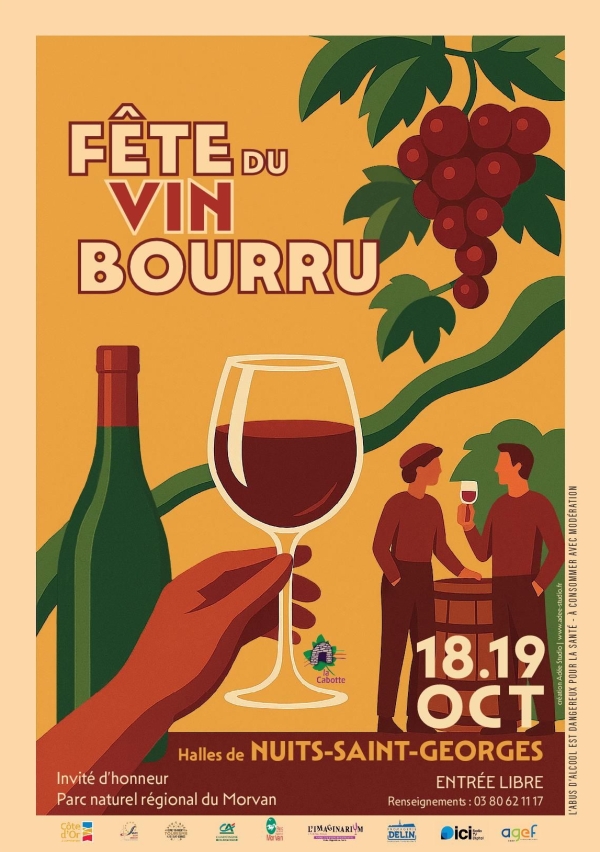La 37e Edition de la fête du Vin Bourru vous attend ce week-end à Nuits-Saint-Georges