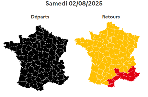 Week-end de chassé-croisé : samedi 2 août sera la journée la plus chargée de l’été sur les routes de France