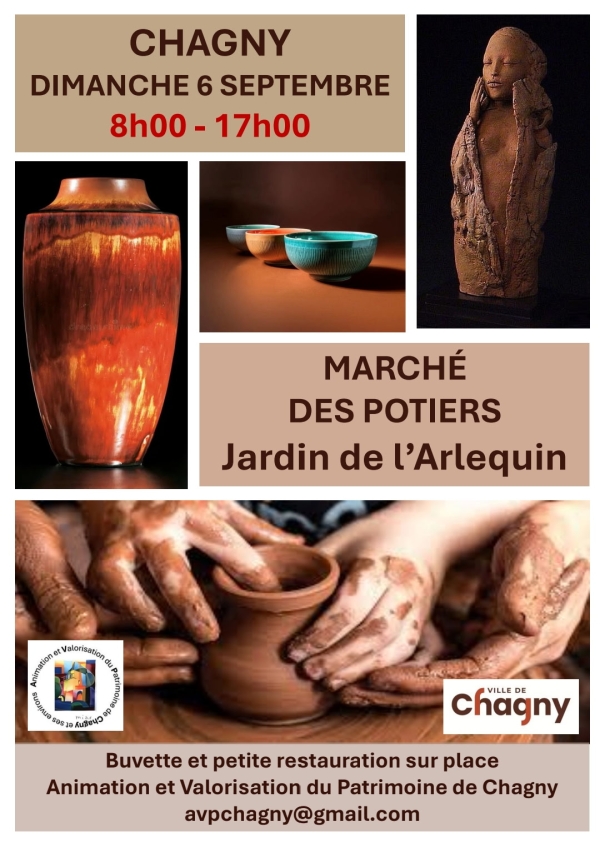 Le 3e marché des potiers de Chagny est annoncé 