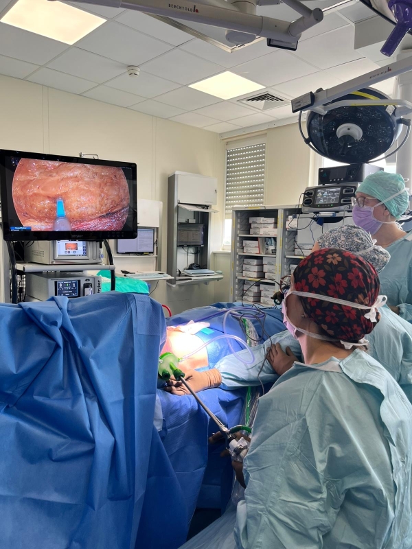 Le Centre Régional de lutte contre le cancer Georges-François Leclerc réalise l'une des  premières mastectomies cœlioscopique avec reconstruction mammaire immédiate  en France  