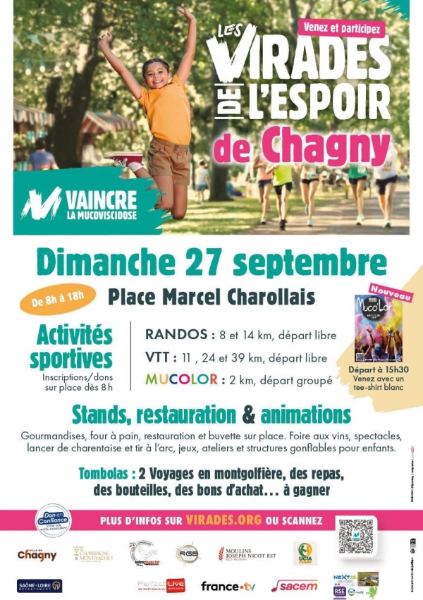 Dans un mois, on vous donne rendez-vous pour une nouvelle Virade de l’Espoir