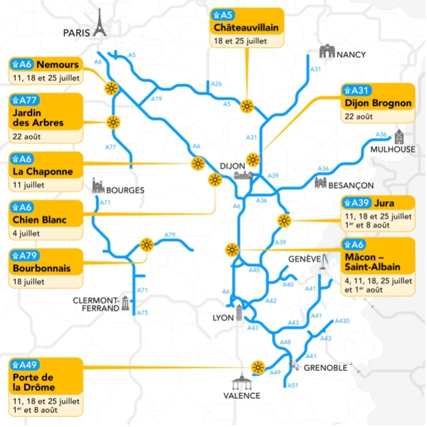 Les autoroutes APRR et AREA renforcent leur dispositif d’accueil estival pour un voyage toujours plus confortable