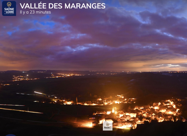 Une vue inédite et en temps réel sur les Maranges proposée par le département de Saône et Loire avec une nouvelle Webcam