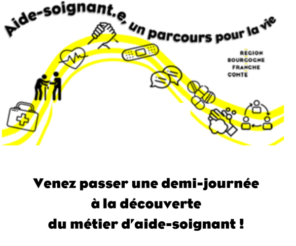 Valorisation du métier d’aide-soignant(e) : 8 journées d’information à destination des lycéens dans toute la région