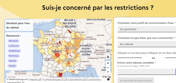 Sécheresse : comment savoir si votre commune est concernée par des restrictions d'eau ?