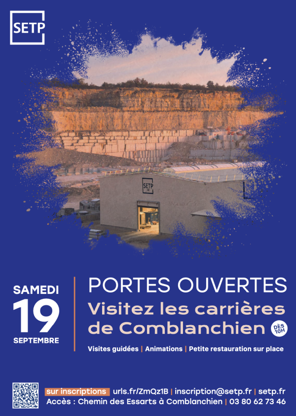 COMBLANCHIEN - La plus grande carrière de roche ornementale de France vous ouvre exceptionnellement ses portes 