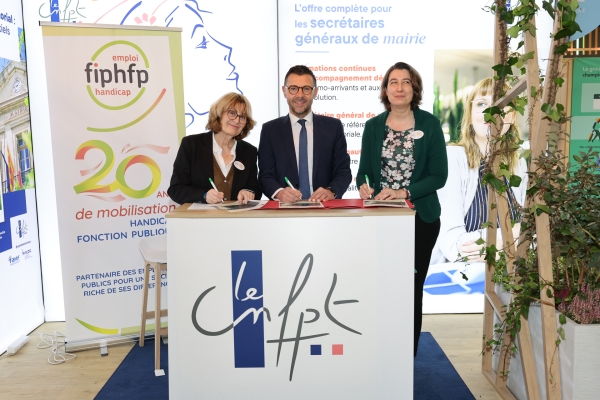 Le FIPHFP et le CNFPT renforcent leur engagement pour l’emploi des personnes en situation de handicap