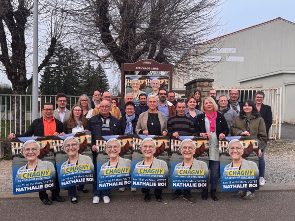 MUNICIPALES 2026 - CHAGNY - « Parce que CHAGNY se construit avec vous ! » dévoile ses colistiers 