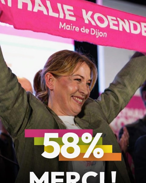 Nathalie Koenders élue à Dijon haut la main 