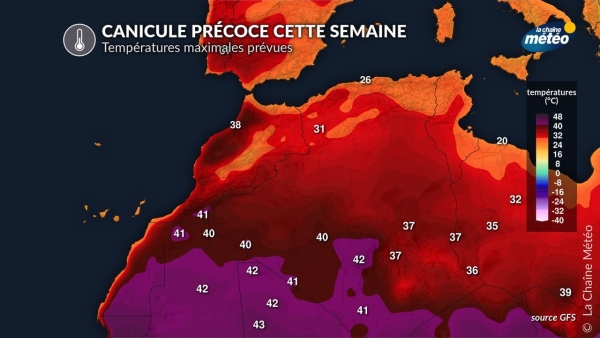 Une canicule très précoce va frapper le sud de l'Europe et le Sud-Ouest de la France 