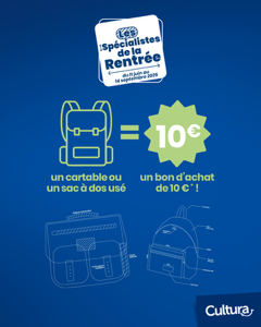 Bourgogne-Franche-Comté - Cultura, Plaxtil et Essaimons relancent l’opération "Recyclage de cartables et de sacs à dos"