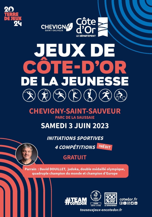 Tous aux jeux de Côte-d’Or de la Jeunesse ce samedi 3 juin à Chevigny-Saint-Sauveur